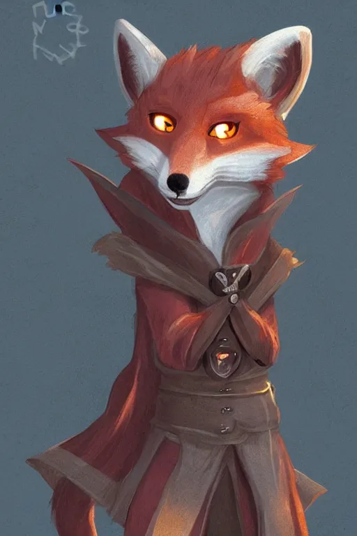 Image similar to an anthropomorphic medieval fox with a fluffy tail, backlighting, trending on artstation, digital art, furry art, trending on furaffinity, fantasy art, by kawacy