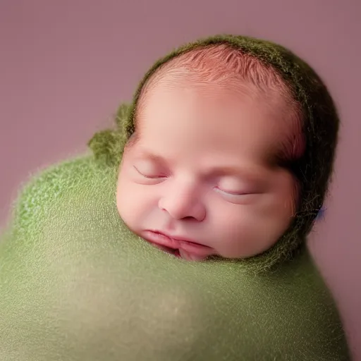 Prompt: beautiful photography of newborn shrek, pastel colors, hyper realistic, 8 0 mm, studio lighting