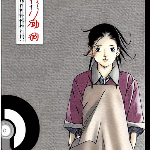 Image similar to young girl by naoki urasawa, 浦 沢 直 樹, detailed, manga, illustration