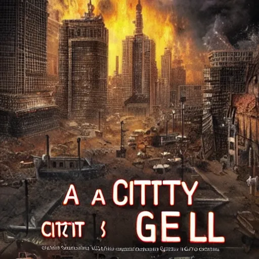 Prompt: a city in hell