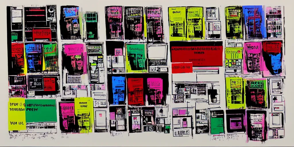 Prompt: computer by andy warhol