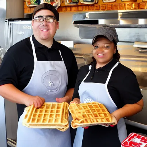 Image similar to wafflehouse employee's