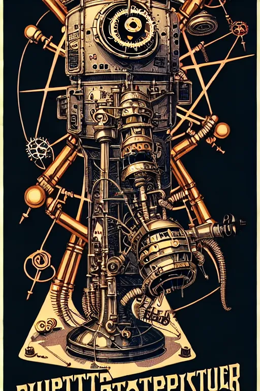 Prompt: steampunk mad scientist labratory, high details, intricately detailed, by vincent di fate, inking, 3 color screen print, masterpiece, trending on artstation,, sharp, details, hyper - detailed, hd, 4 k, 8 k