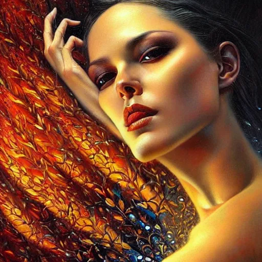 Prompt: heaven. highly detailed painting by karol bak 8 k