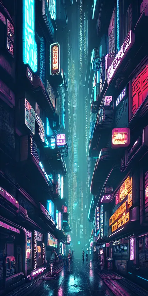 Prompt: epic cyberpunk cityscape arcade : : blade runner, james guilleard, beeple, laurie greasley, dan mcpharlin : : ornate, dynamic, particulate, rich colors, intricate, elegant, highly detailed, centered, artstation, smooth, sharp focus, octane render, 3 d