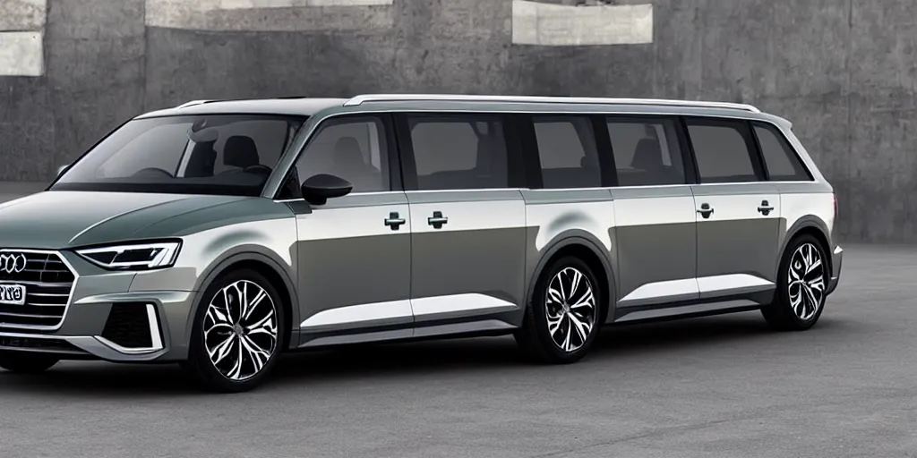 Image similar to “2022 Audi Minivan, ultra realistic, 4K”