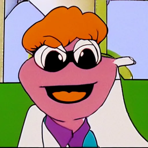 Prompt: Dexter from Dexters Laboratory depicted as a muppet