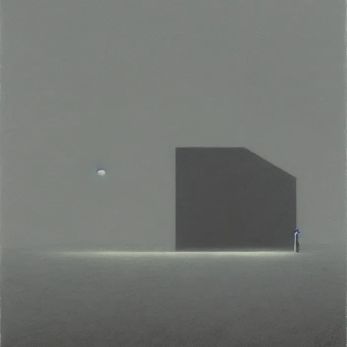 Prompt: Dark Sun, science fiction, Edward Hopper and James Gilleard, Zdzislaw Beksinski, highly detailed