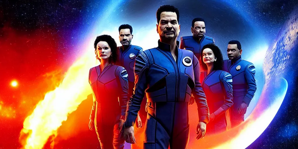 Image similar to the expanse, the orville, space, combat, realistic