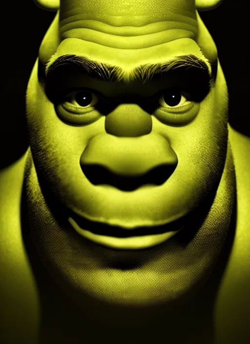 shrek as human in real life highly detailed,, Stable Diffusion