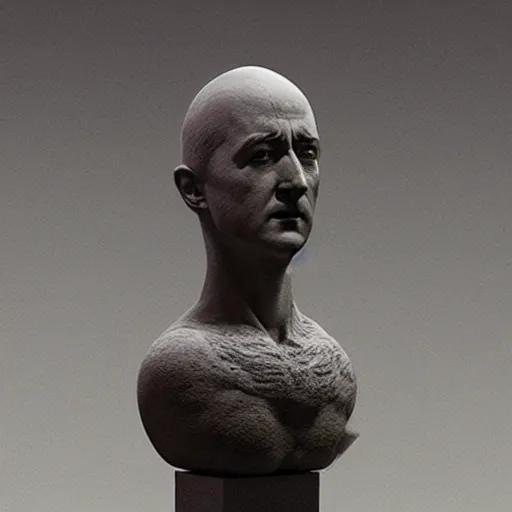 Image similar to a statue of an egg with the features of edward norton's face, just the face, strong eggshell texture, highly detailed, dramatic lighting, concept art by caravaggio and greg rutkowski and artgerm