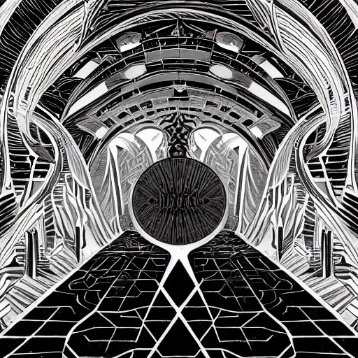 Prompt: silver and gold art deco style ink drawing of alchemy concept, detailed, Vibrant volumetric natural light, high contrast In style of Josan Gonzalez and Mike Winkelmann and andgreg rutkowski