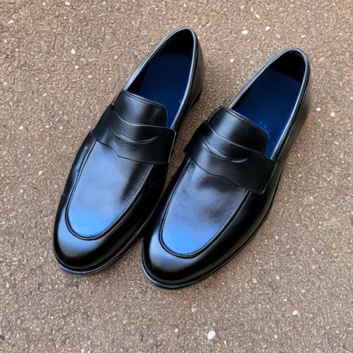 Prompt: Don Johson's left loafer