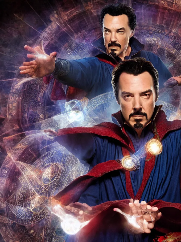 Image similar to Steven Segal as Doctor Strange