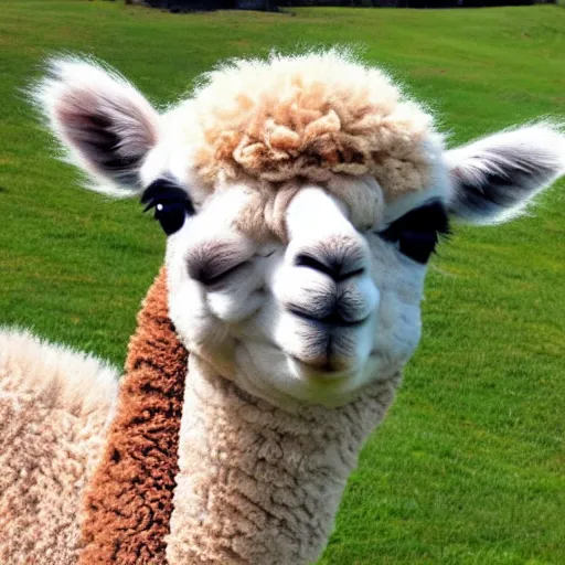 Prompt: a cute baby alpacasaur