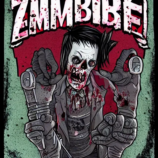 Image similar to zombie punk by malika favre