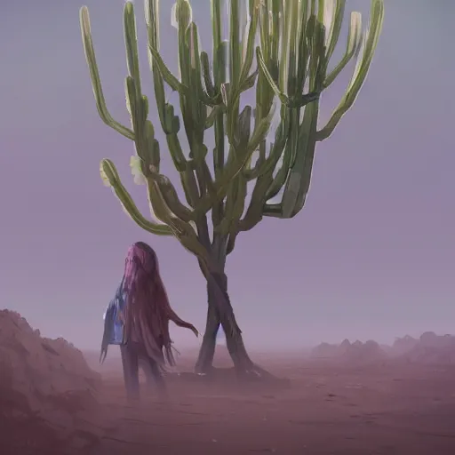 Prompt: vine plants 🌵 desert, trending on artstation, dark, star, by greg rutkowski, by wlop, by artgerm, beautiful, 4 k, hd, oil painting, sharp focus, highly detailed