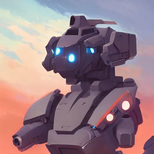 Image similar to face icon stylized minimalist mechwarrior, loftis, cory behance hd by jesper ejsing, by rhads, makoto shinkai and lois van baarle, ilya kuvshinov, rossdraws global illumination