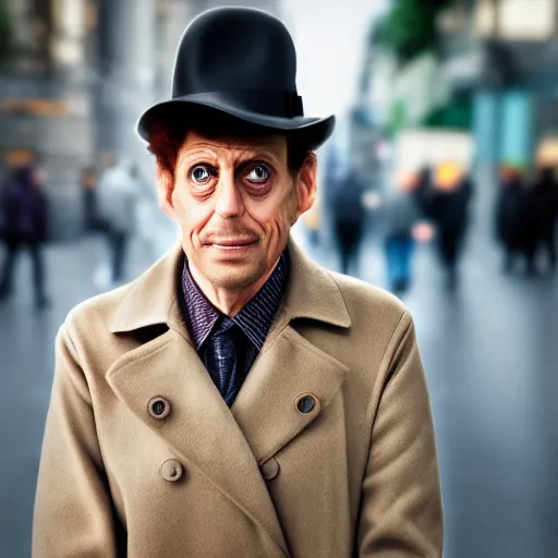 Inspector Gadget as a real-life human, XF IQ4, f/1.4,, Stable Diffusion