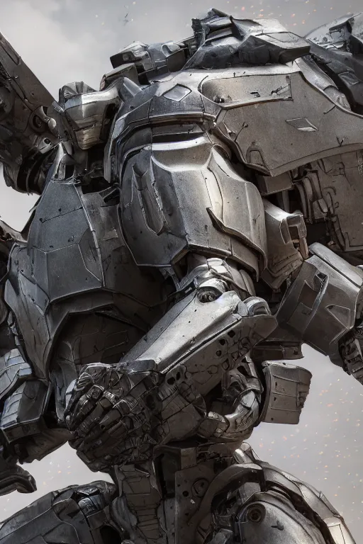 Image similar to hyper detailed cinematic rendering cg artwork, skinny full body heavy armor armored core, weathering armor plating, endoekeleton exposure, 8 k, octane render, unreal engine, ray tracing