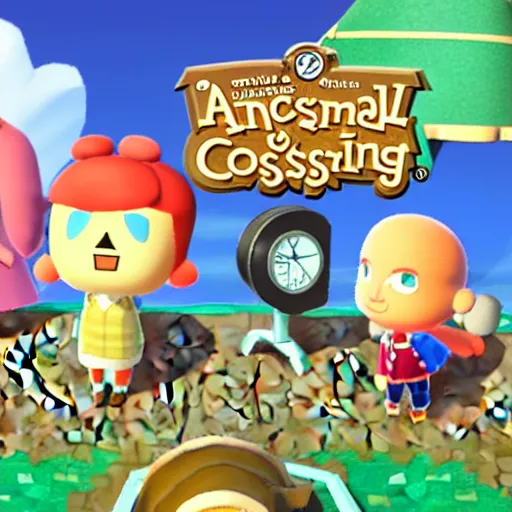 Image similar to professor xavier as a character in animal crossing