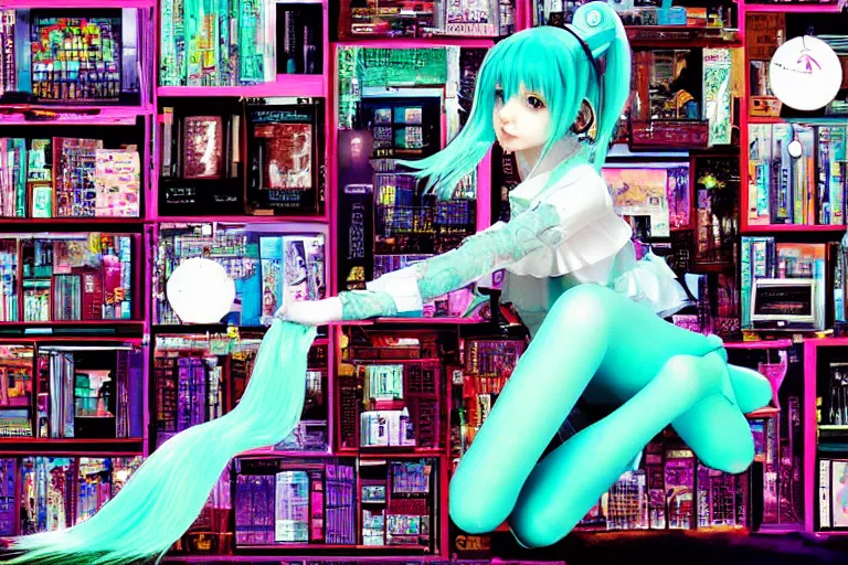 Image similar to fractal hatsune miku playing tetris, romance novel cover, cookbook photo, in 1 9 9 5, y 2 k cybercore, industrial photography, still from a ridley scott movie