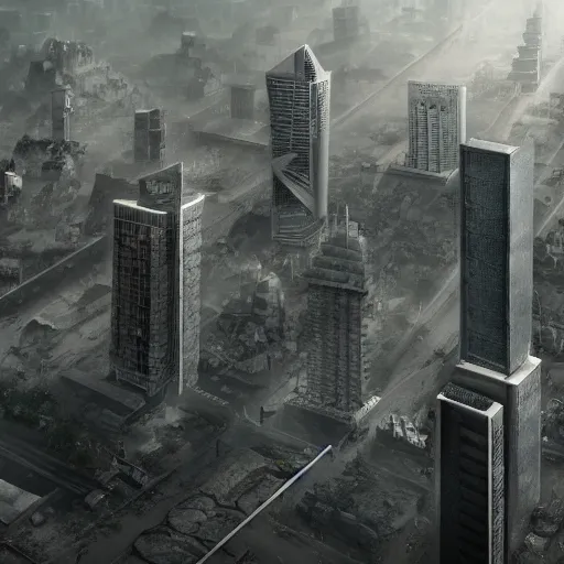 Image similar to realistic scene of concrete pyramid city , futuristic, 16:9, style of greig fraser, 4k, highly detailed, cinematic