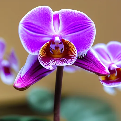 Image similar to Phal orchid, Solar Flare 'Monte Vista', Tall spikes and very nice waxy flowers, flower photography, still image,