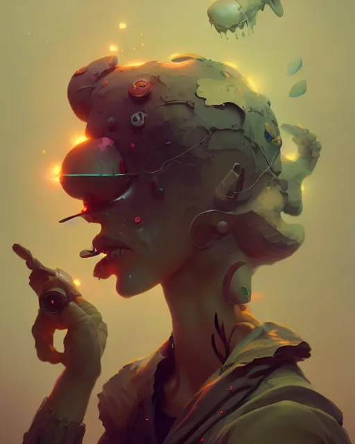 Prompt: toxicity, complex 3 d render by peter mohrbacher, ilya kuvshinov, victo ngai, ryohei hase, dramatic lighting, intricate, highly detailed, sharp focus, unreal engine, blender, artstation, masterpiece