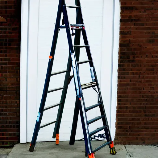 Prompt: Cursed Image of a Ladder