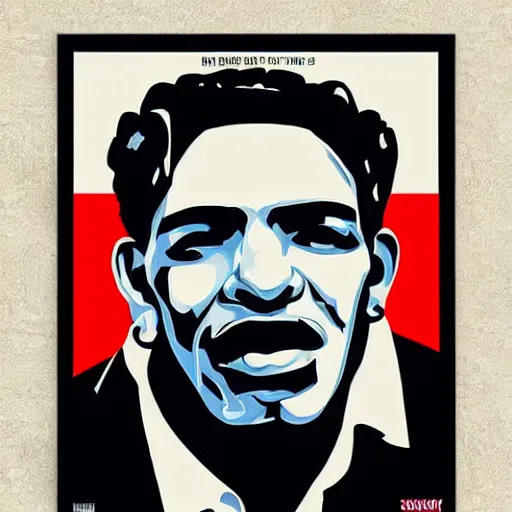 Prompt: Cuba libre, movie poster, artwork by Shepard Fairey