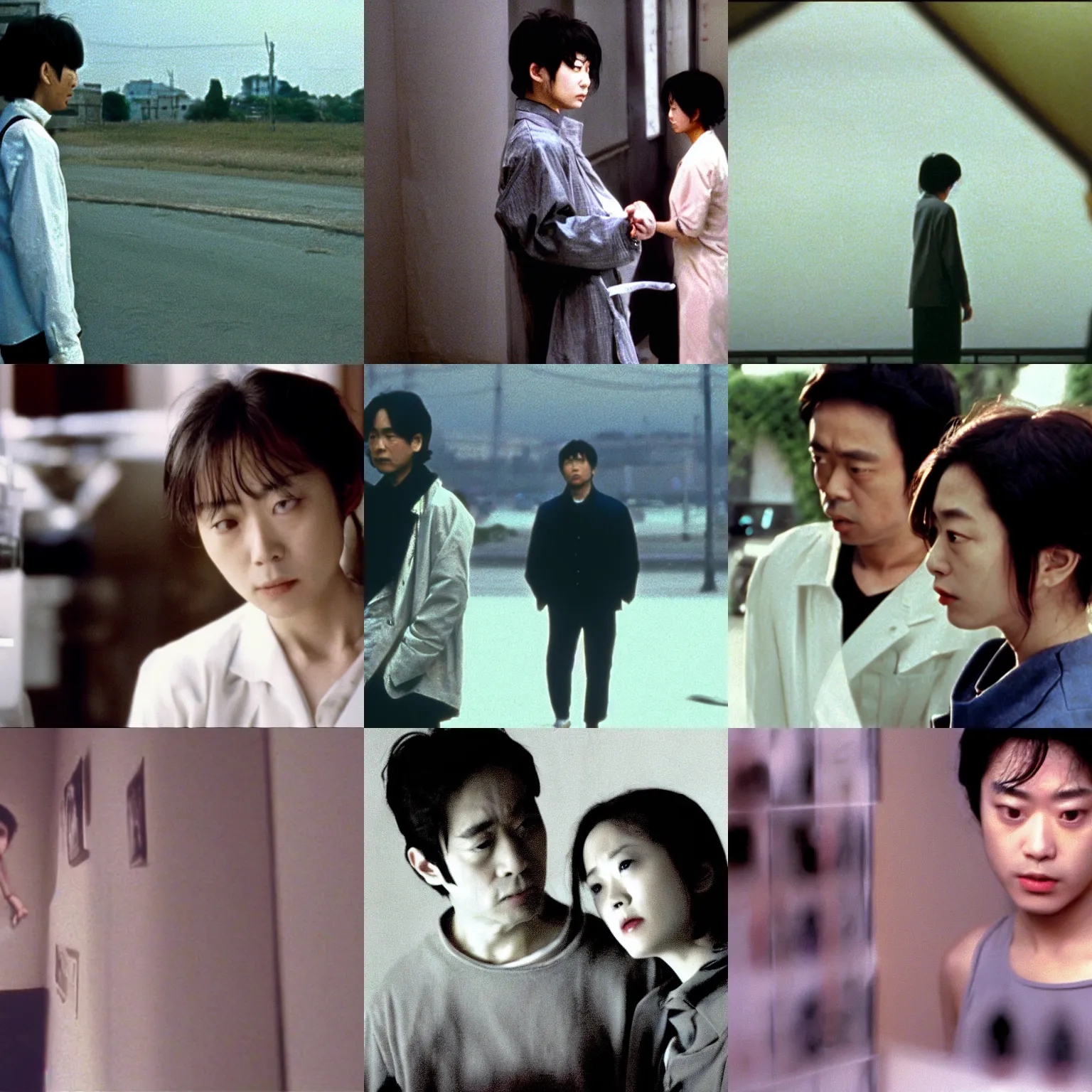 Prompt: a film still from cure ( 1 9 9 7, by kiyoshi kurosawa )