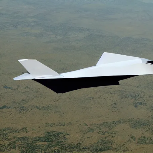 Prompt: stealthy hypersonic aircraft