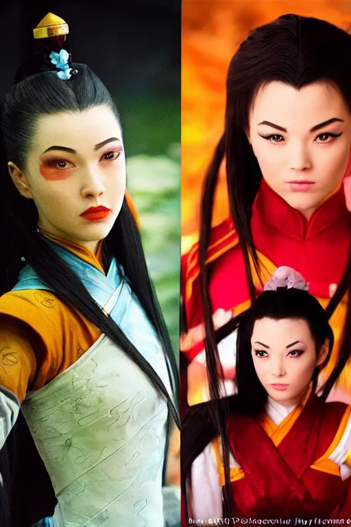 Image similar to photo of real life Azula from Avatar