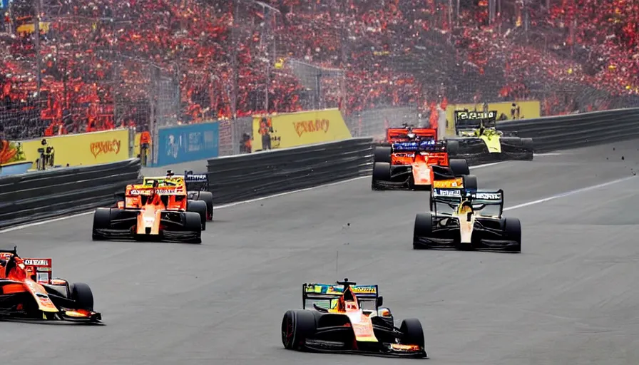 Image similar to Lando Norris winning the Formula 1 Drivers World Championship, Sport Photograph, Action Photography