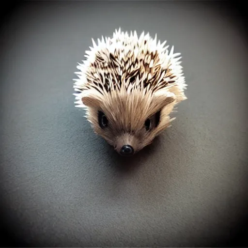 Image similar to cute hedgehog in the style of goro fujita