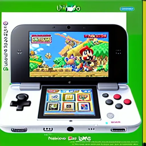 Image similar to nintendo 1 ds videogame console