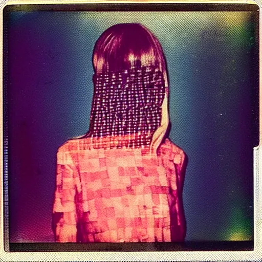 Image similar to glitch fashion, polaroid photo, perfect photo, photo pinterest