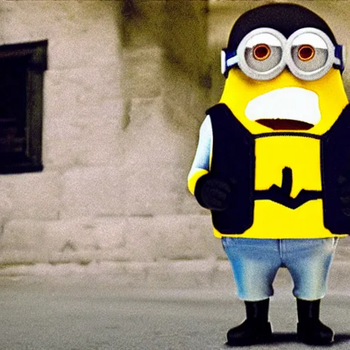 Image similar to hitler as a minion