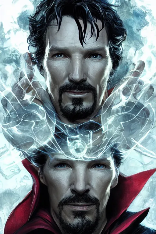 Image similar to Portrait of Doctor Strange with face of Todd Howard, highly detailed, marvel comics, dark, intricate, highly detailed, smooth, artstation, digital illustration by Ruan Jia and Mandy Jurgens and Artgerm and Wayne Barlowe and Greg Rutkowski and Zdislav Beksinski