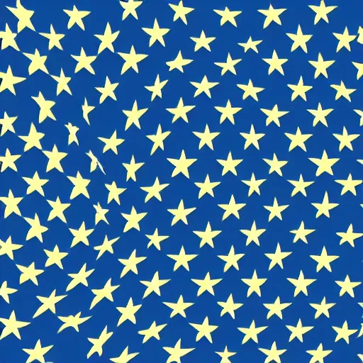 Prompt: flag of a blue country with 4 white stars, ultra detailed, very realistic