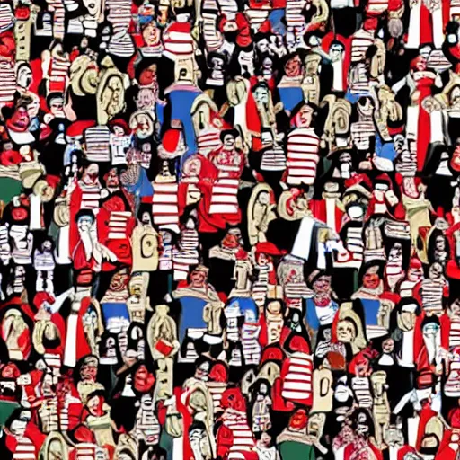 Image similar to where's waldo