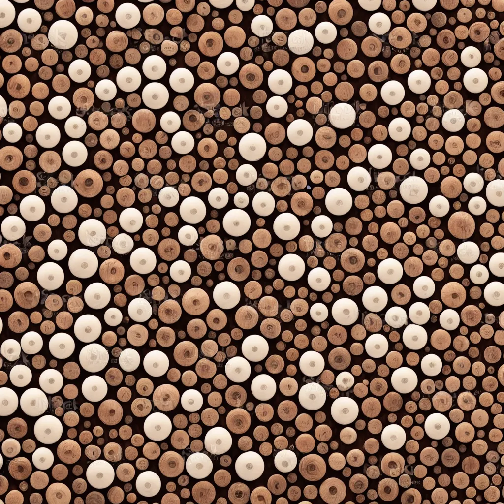 Prompt: 30-degree view of round pills on top of a wooden table, 8k, high detail, photorealistic, proper shading, stock photo