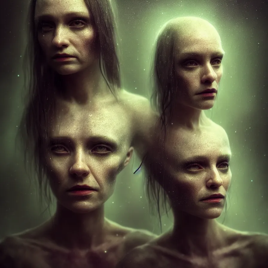 Prompt: epic professional digital portrait of 👽😍, atmospheric lighting, detailed, hdr, 4 k, leesha hannigan, wayne haag, reyna rochin, ignacio rios, mark ryden, van herpen, best on wlop, pixiv, stunning, gorgeous, much wow, cinematic, masterpiece