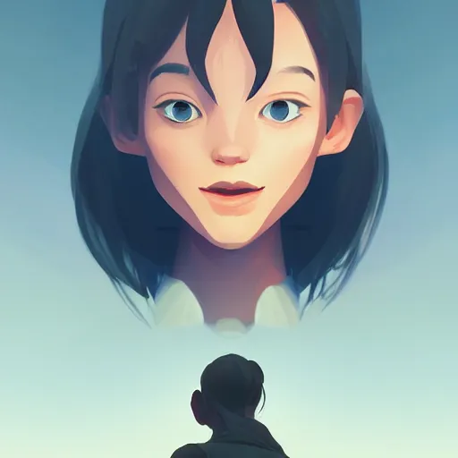 Image similar to face icon stylized minimalist 3 do interactive multiplayer, loftis, cory behance hd by jesper ejsing, by rhads, makoto shinkai and lois van baarle, ilya kuvshinov, rossdraws global illumination