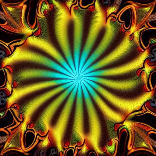 Prompt: fractal art,