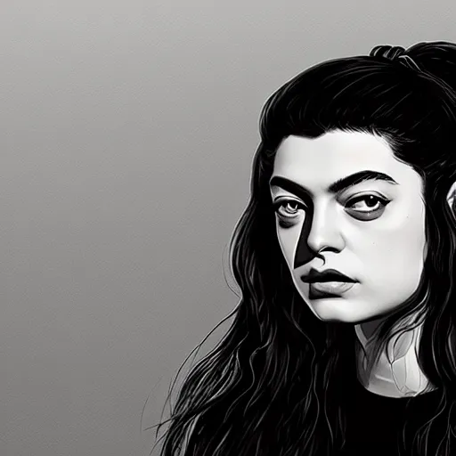 Image similar to lorde, trending on artstation