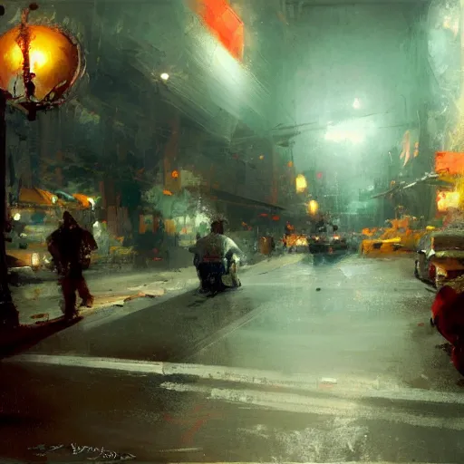 Prompt: midnight madness, craig mullins