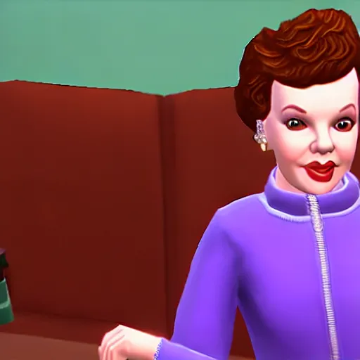 Image similar to judy garland in the sims