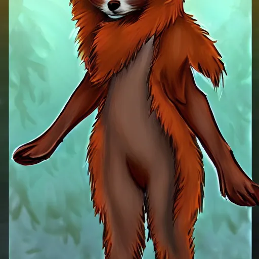 Image similar to an anthropomorphic fox, fursona!!!! trending on furaffinity, by kawacy, by don bluth